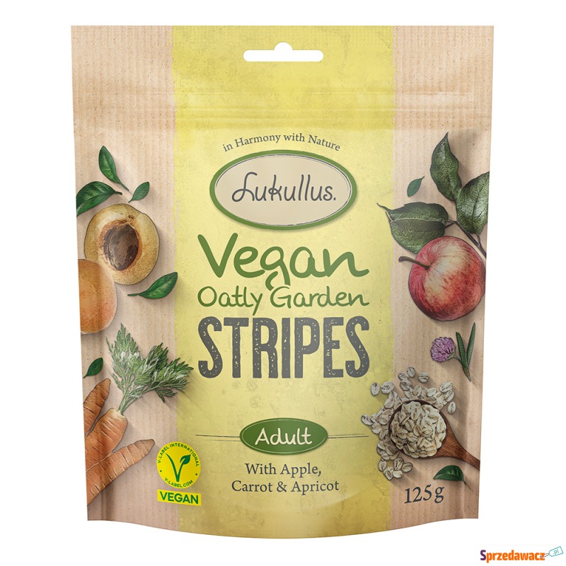 Lukullus Vegan Oatly Garden Stripes, z jabłkiem,... - Przysmaki dla psów - Kielce