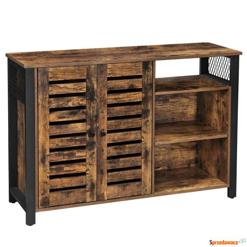 Komoda rustykalna, szafka, 110x33x75 cm, ciemny... - Komody - Mysłowice