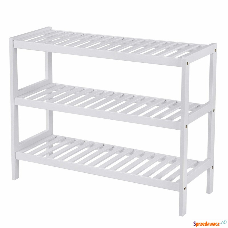 Szafka na buty, regał, ławka, 70x26x55 cm, biel - Szafki biurowe - Żnin