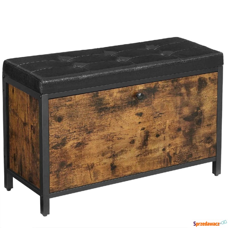 Szafka z siedziskiem, 80x30x51 cm, rustykalny... - Szafki biurowe - Radom