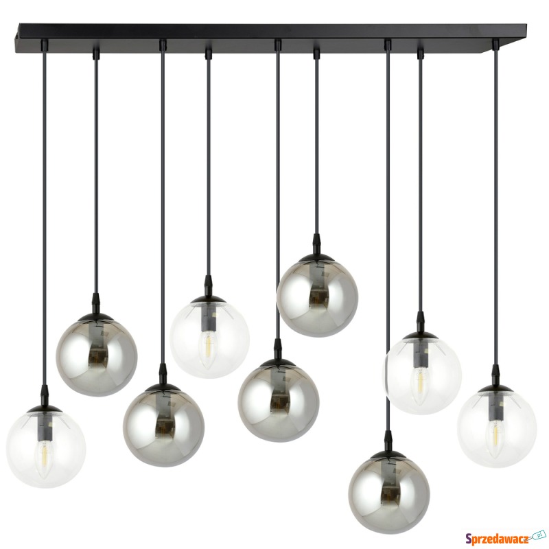 SELSEY Lampa wisząca Fregene grafitowo-transp... - Lampy wiszące, żyrandole - Sosnowiec