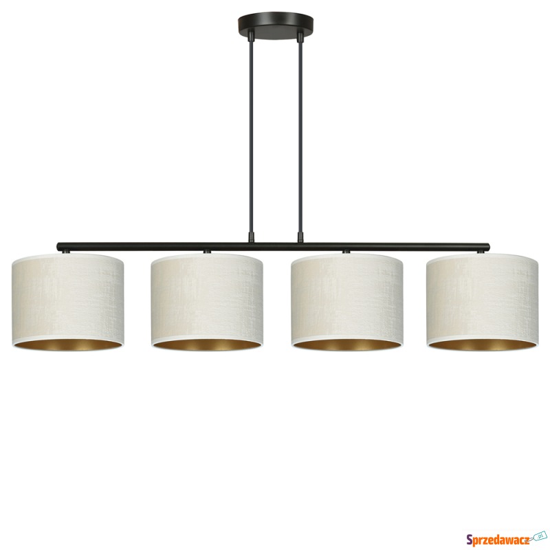 SELSEY Lampa wisząca Hellid x4 97 cm biała -... - Lampy wiszące, żyrandole - Bydgoszcz