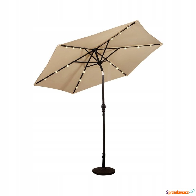 Parasol ogrodowy z diodami solarnymi led 270 cm - Parasole, markizy, żagle - Kielce
