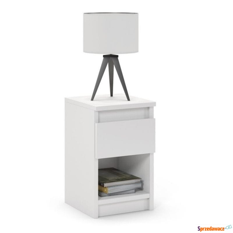 Stolik nocny, 1 szuflada, FORTIS, 30x30x45 cm,... - Stoliki nocne - Boguszów-Gorce