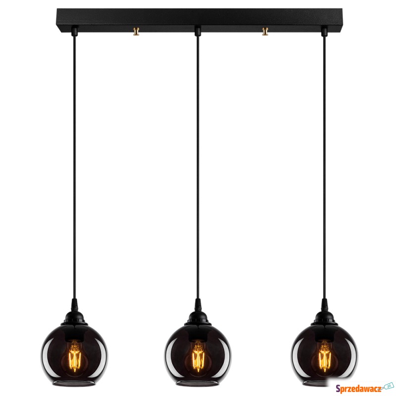 SELSEY Lampa wisząca Communis x3 dymiony klosz... - Lampy wiszące, żyrandole - Suwałki