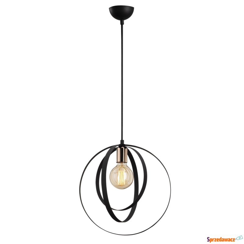 SELSEY Lampa wisząca Peruvian x1 czarna - Genesis - Lampy wiszące, żyrandole - Rzeszów
