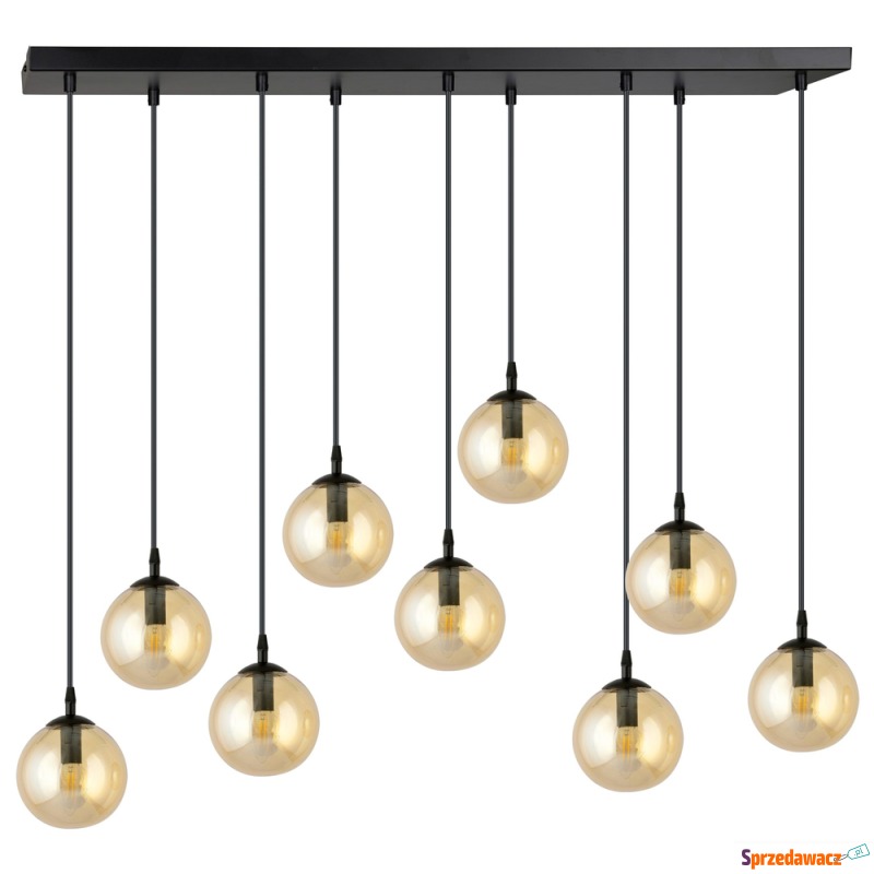 SELSEY Lampa wisząca Fregene miodowa x9 - Genesis - Lampy wiszące, żyrandole - Koszalin