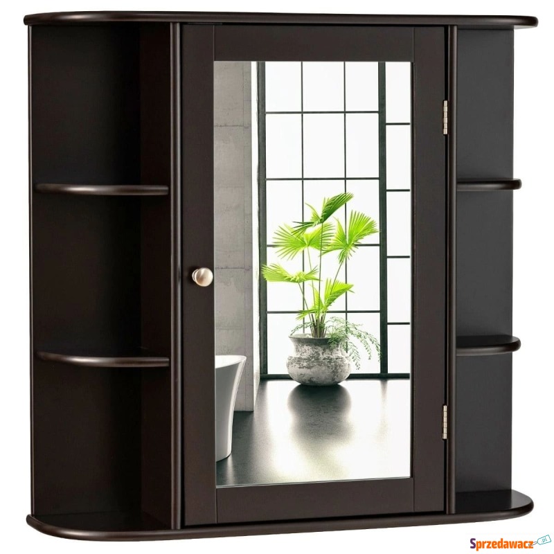 Szafka łazienkowa z lustrem 65 x 17 x 64 cm - Lustra - Płock
