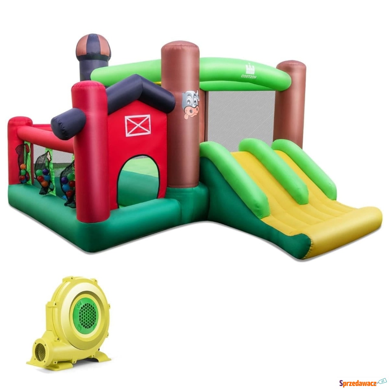 Dmuchany zamek 356 x 330 x 220...
