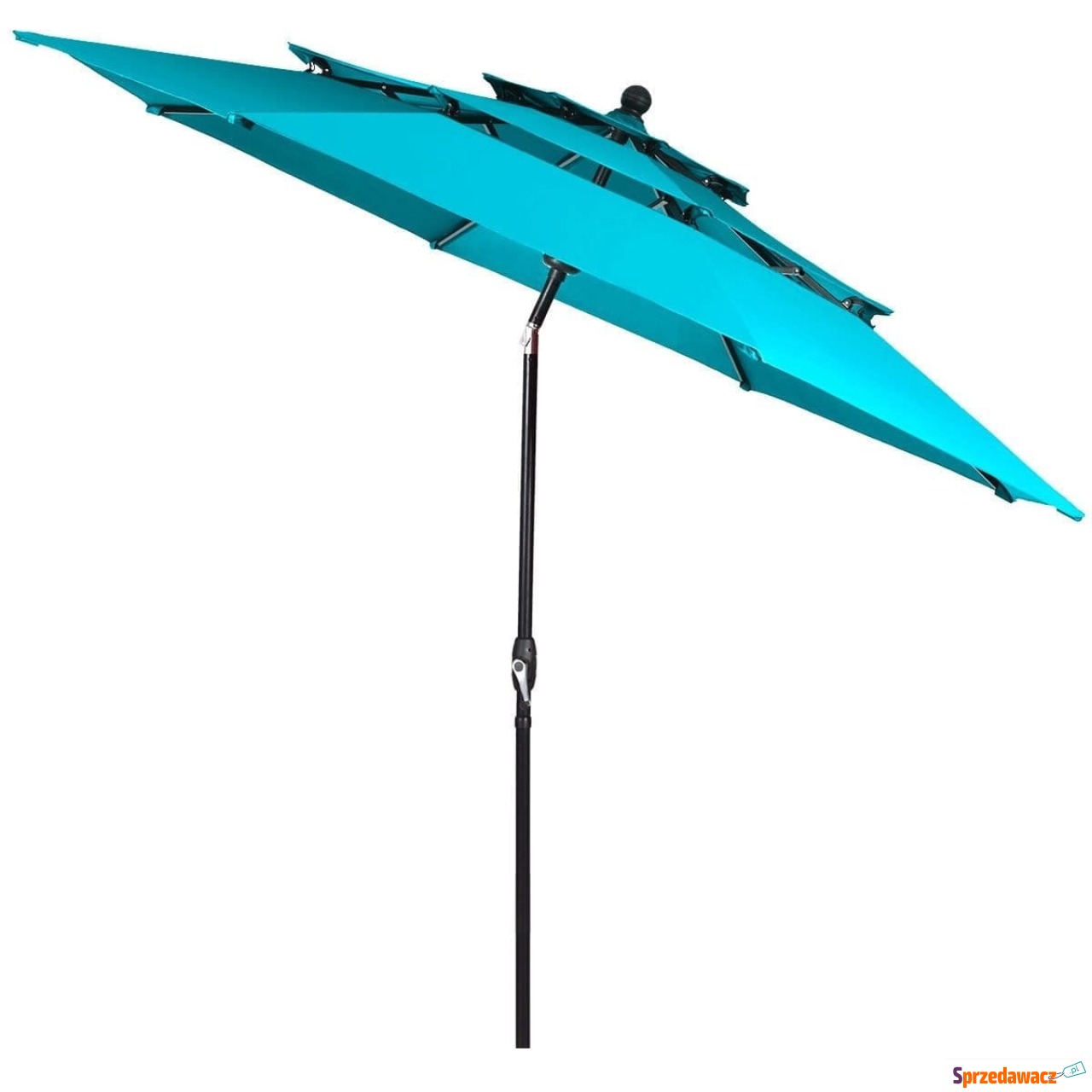 Parasol ogrodowy z systemem we...