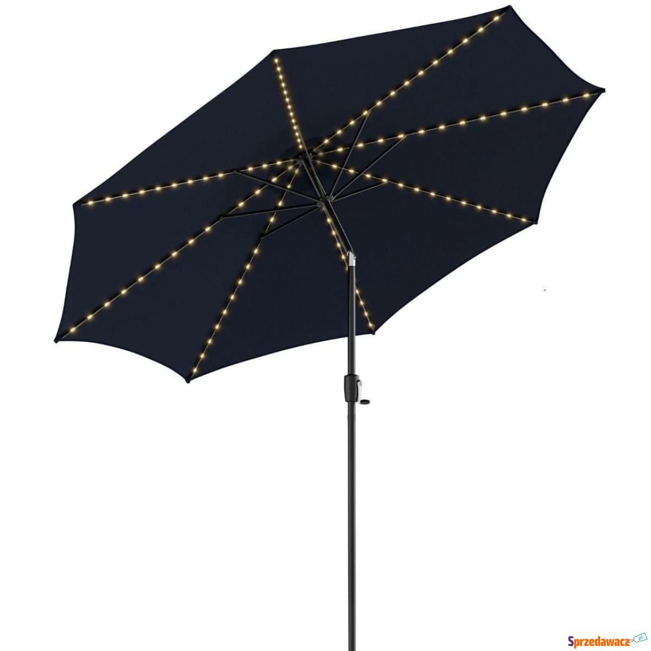 Parasol ogrodowy z solarnymi d...