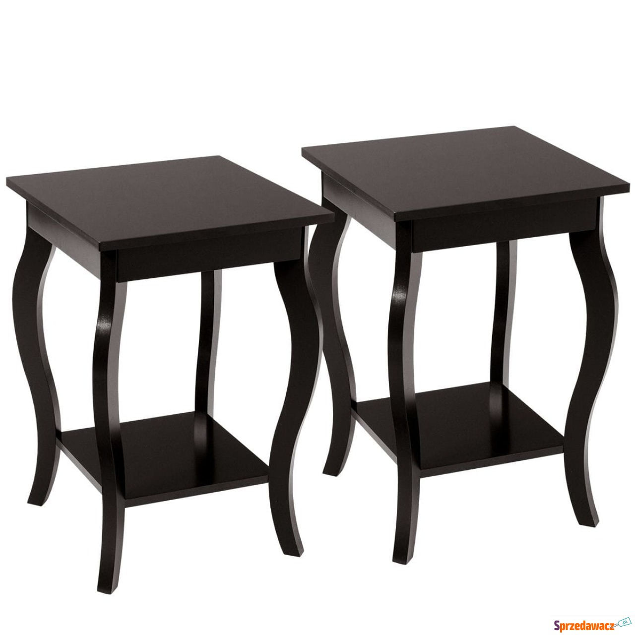 Zestaw 2 eleganckich drewnianych...