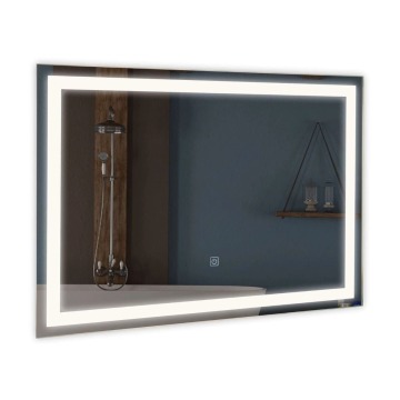 Lustro łazienkowe podświetlane LED 70 x 50 cm