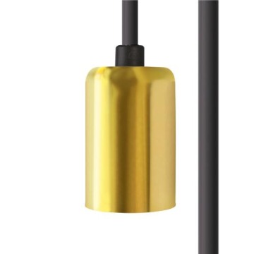 PRZEWÓD Z OPRAWKĄ 150CM CAMELEON CABLE E27 1,5 M BLACK/BRASS 8666 Nowodvorski