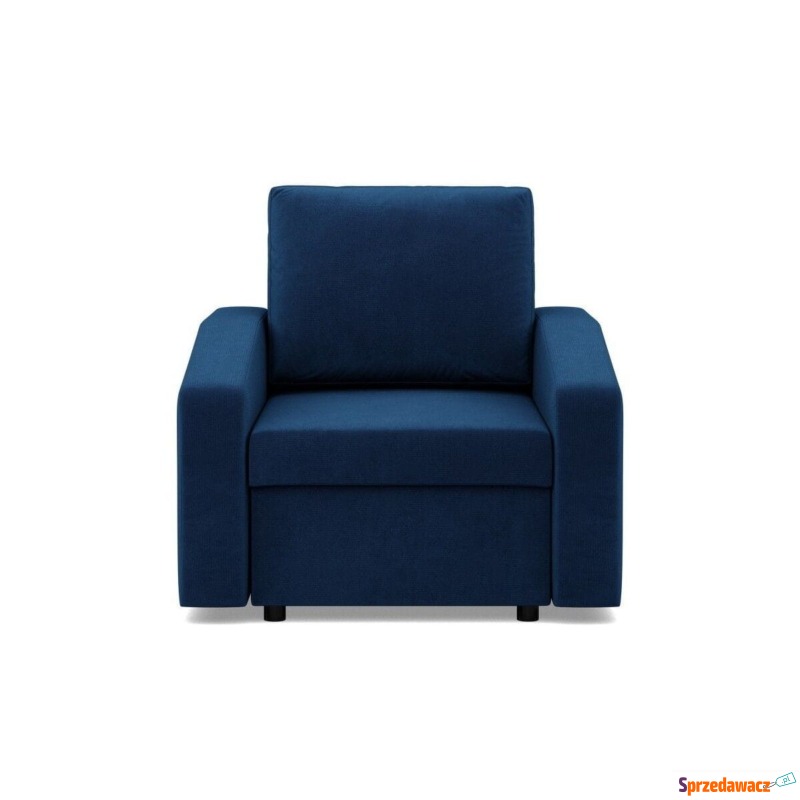 Fotel do salonu, BLOM, velvet, 83x92x92 cm, granatowy - Sofy, fotele, komplety... - Częstochowa