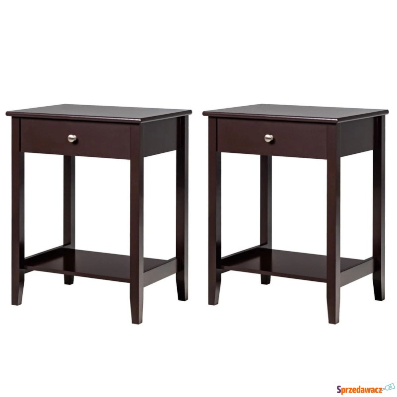 Zestaw stolików nocnych z szufladą 47,5 x 36 x... - Stoliki nocne - Bytom