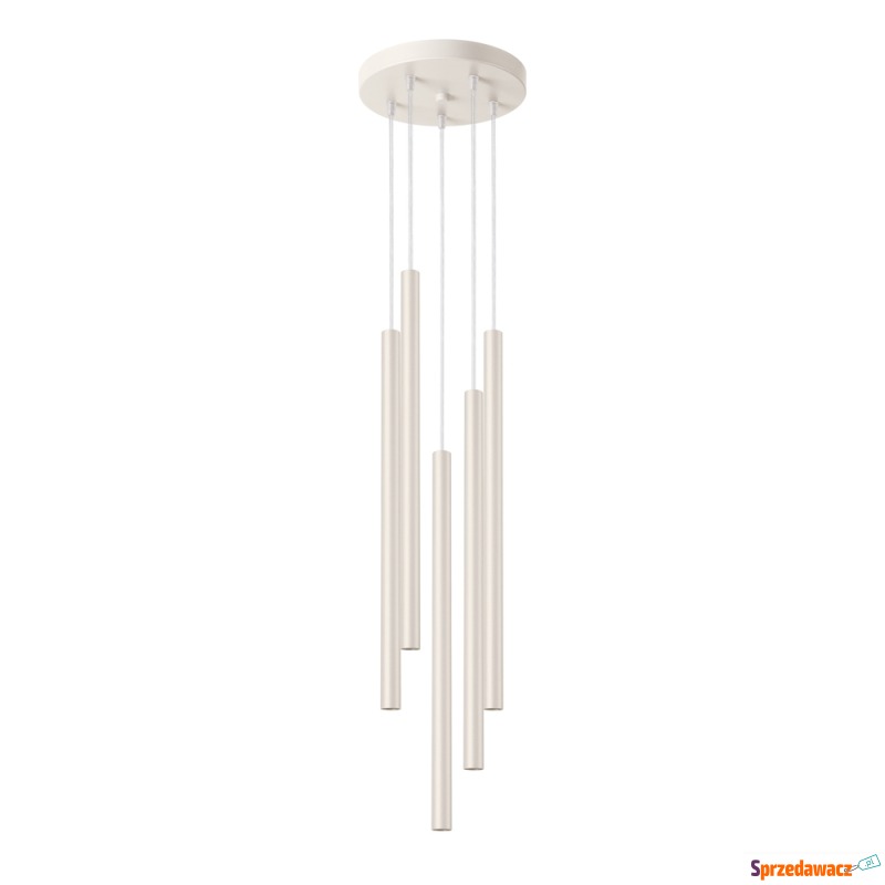 SELSEY Lampa wisząca Pastelo 5P beżowa - Genesis - Lampy wiszące, żyrandole - Korytowo