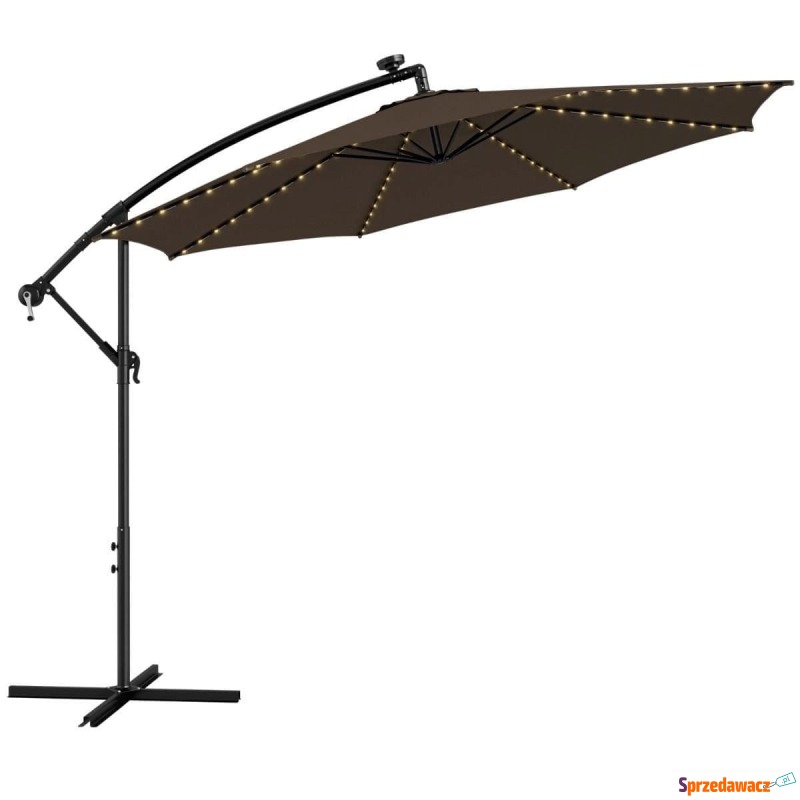 Parasol ogrodowy z solarnymi diodami led 300 cm - Parasole, markizy, żagle - Włocławek