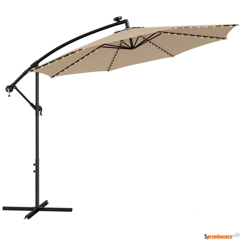 Parasol ogrodowy z solarnymi diodami led 300 cm - Parasole, markizy, żagle - Chojnice