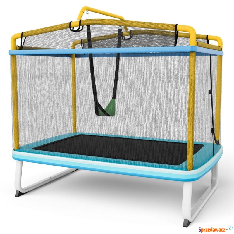 Trampolina dla dzieci z siatką zabezpieczającą... - Trampoliny ogrodowe - Rzeszów