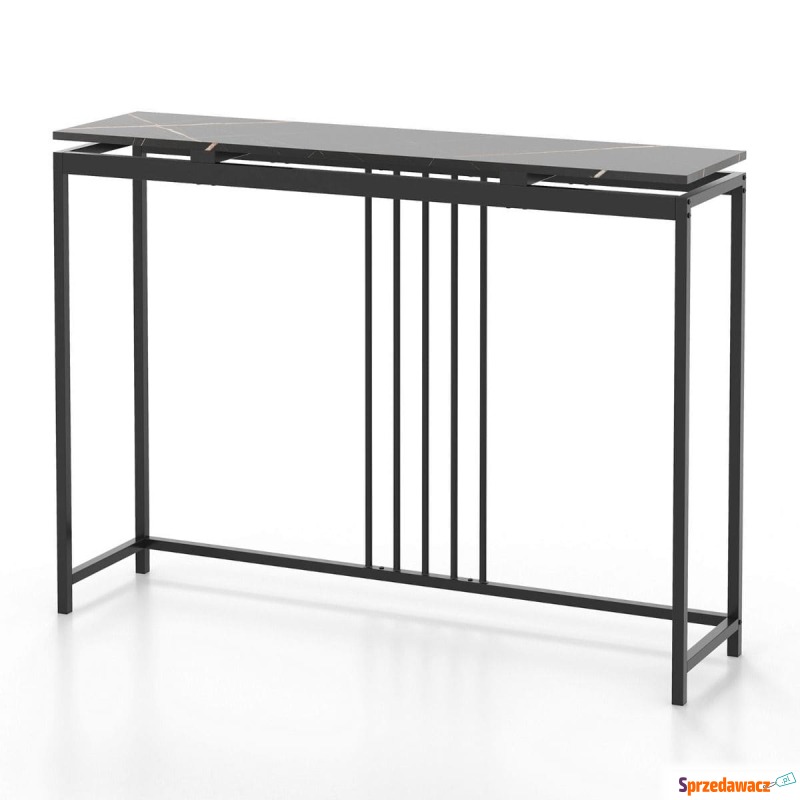Konsola do salonu przedpokoju czarna 120 cm - Stoły, stoliki, ławy - Katowice