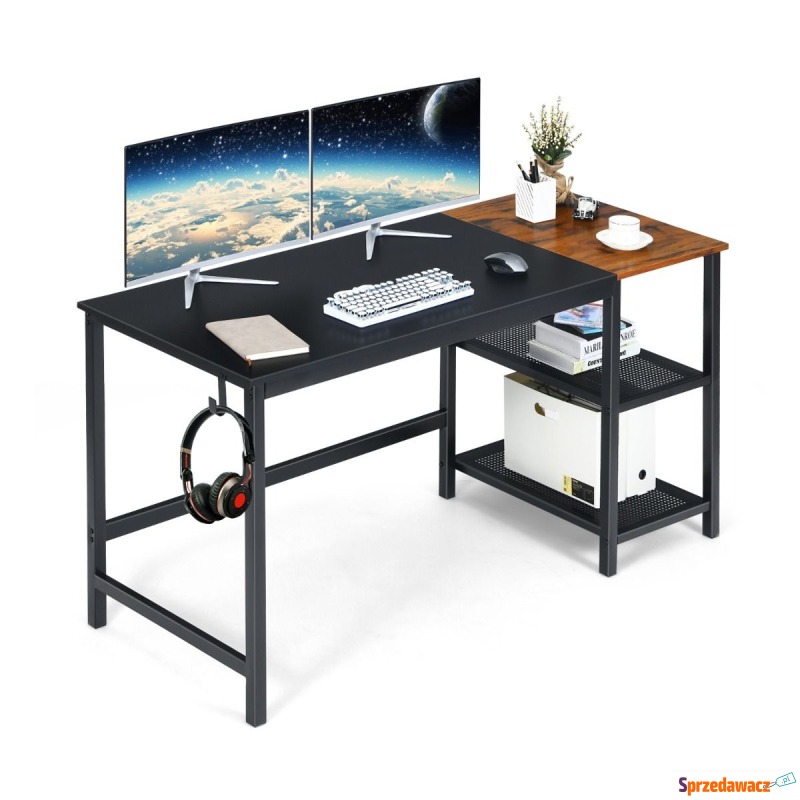 Biurko komputerowe w stylu industrialnym 150 x... - Biurka gamingowe - Kędzierzyn-Koźle