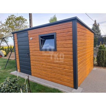 Schowek domek ogrodowy 3x2m drzwi okno - drew... - Altany, domki, namioty - Chodzież - zdjęcie 3
