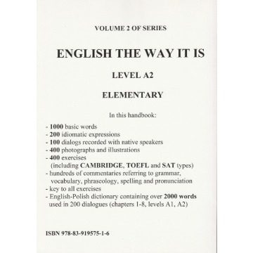 angielski English the Way It Is Level A2 książka... - Książki - Łódź - zdjęcie 2