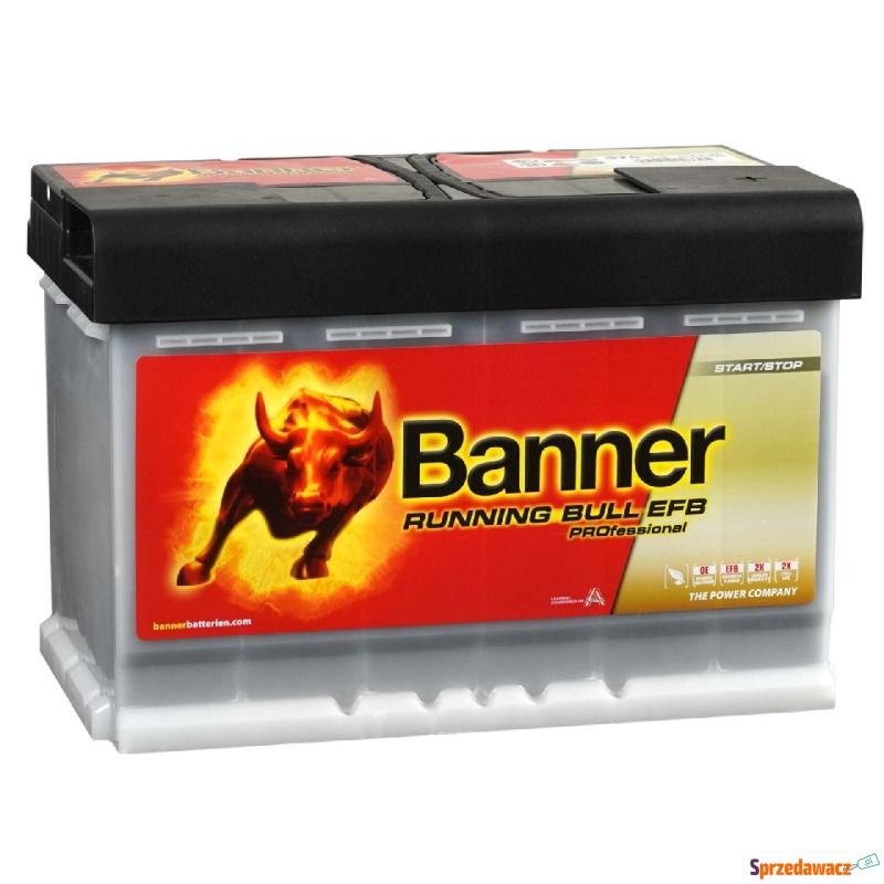 Akumulator 75Ah 700A Banner Running bull efb - Akumulatory - Rybnik