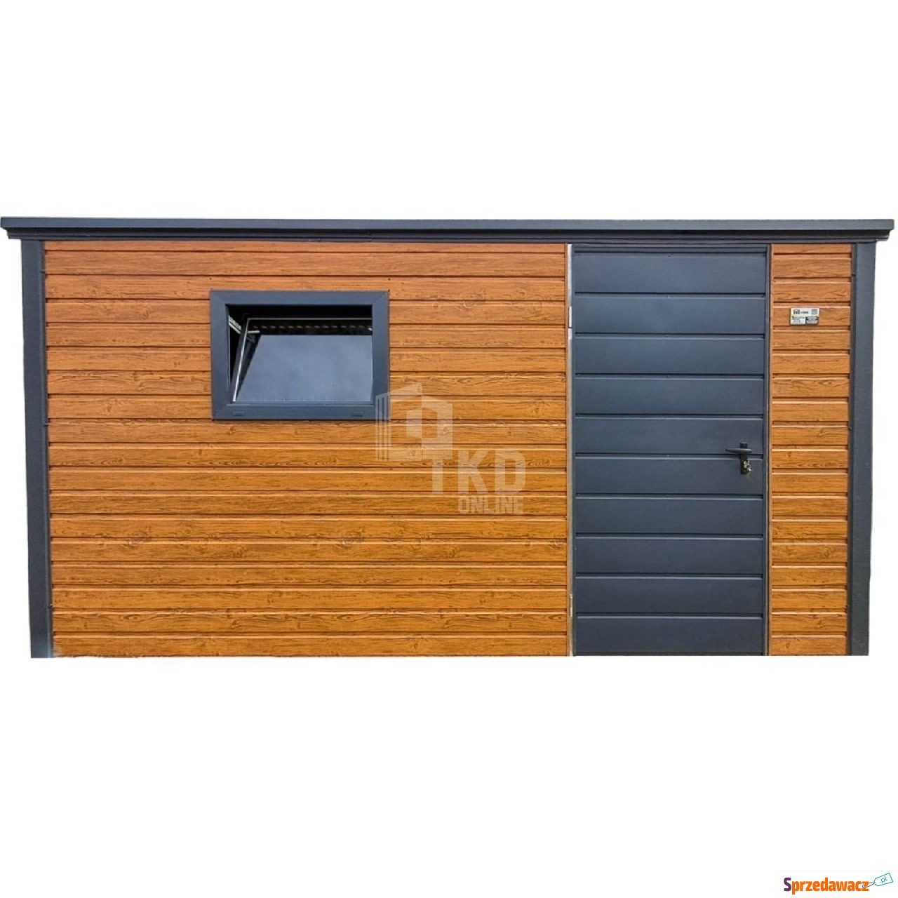 Schowek domek ogrodowy 4x2m drzwi...