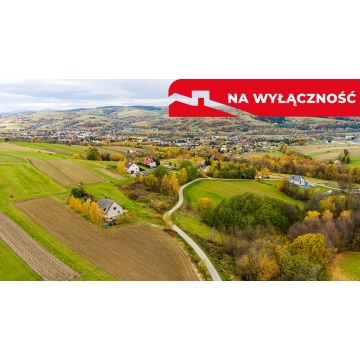 Działka budowlana widokowa Bobowa 15 ar !