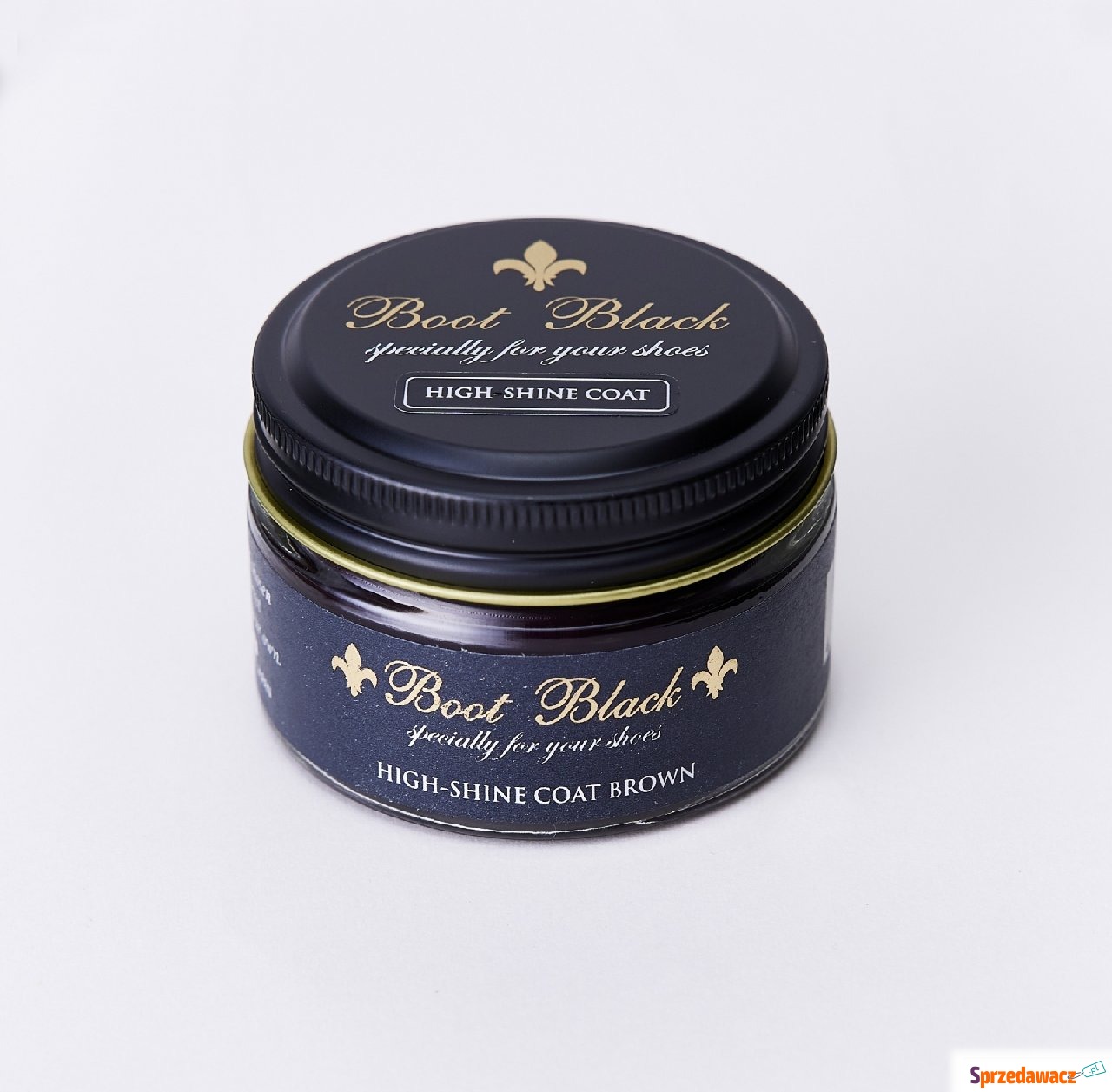 Boot Black High Shine KREM pokrycie...