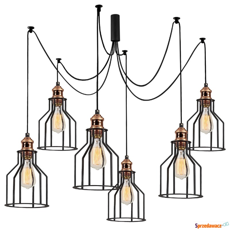 SELSEY Lampa wisząca Franklog x6...