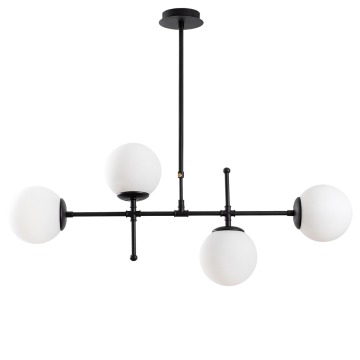 SELSEY Lampa wisząca Tuiren x4 czarna - Genesis
