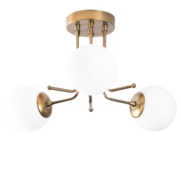 SELSEY Lampa sufitowa Murrayana x3 miedziana - Genesis