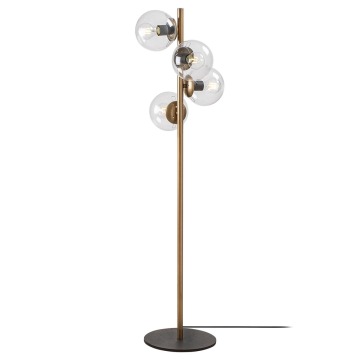 SELSEY Lampa stojąca Spinoza x4 miedziana - Genesis