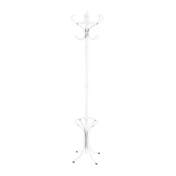 SELSEY Wieszak stojący Pereda 188 cm biały - Genesis