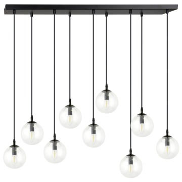 SELSEY Lampa wisząca Fregene transparentna x9 - Genesis