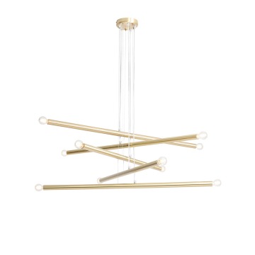 SELSEY Lampa wisząca Assilves x10 złota - Genesis