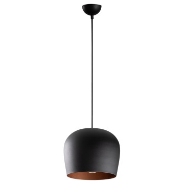 SELSEY Lampa wisząca Staice średnica 23 cm czarna - Genesis