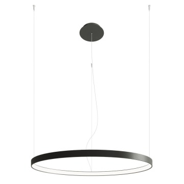 SELSEY Żyrandol Retore średnica 78 cm 4000K czarny - Genesis