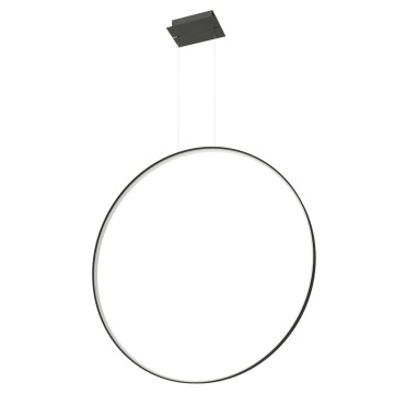 SELSEY Lampa wisząca Retore średnica 110 cm 4000K czarna - Genesis