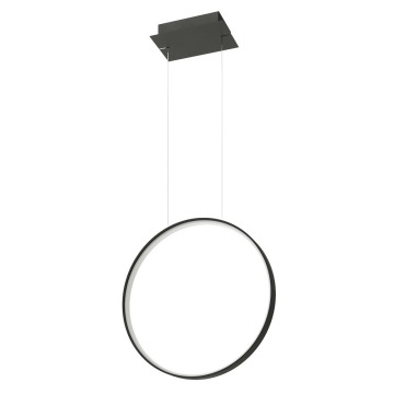 SELSEY Lampa wisząca Retore średnica 55 cm 3000K czarna - Genesis