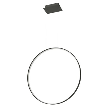 SELSEY Lampa wisząca Retore średnica 78 cm 4000K czarna - Genesis