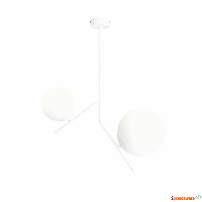 SELSEY Lampa wisząca Pipeally x2 biała - Genesis - Lampy wiszące, żyrandole - Elbląg