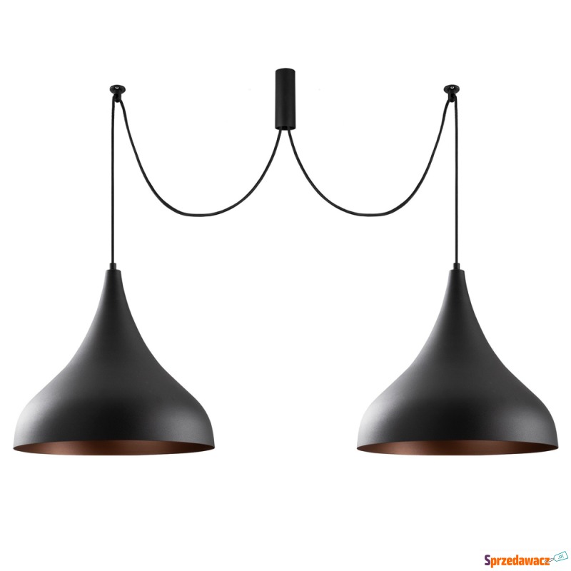 SELSEY Lampa wisząca Staice x2 131 cm czarny -... - Lampy wiszące, żyrandole - Bydgoszcz