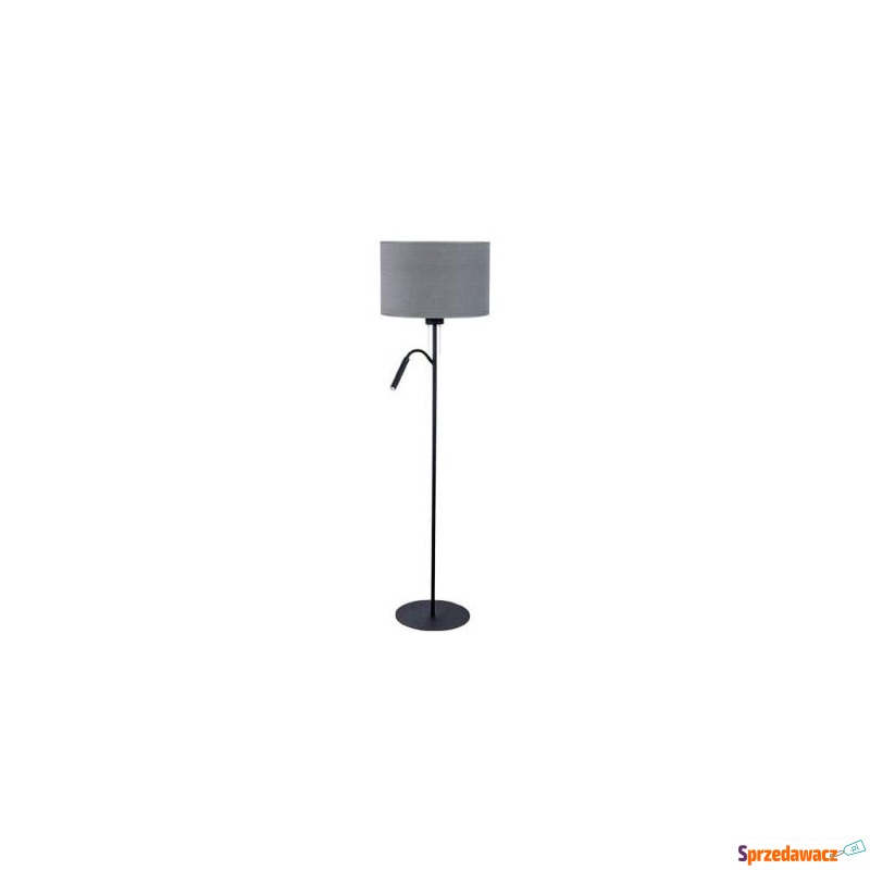 LAMPA PODŁOGOWA HOTEL PLUS SZARO-CZARNA Z WYS... - Lampy stojące - Konin