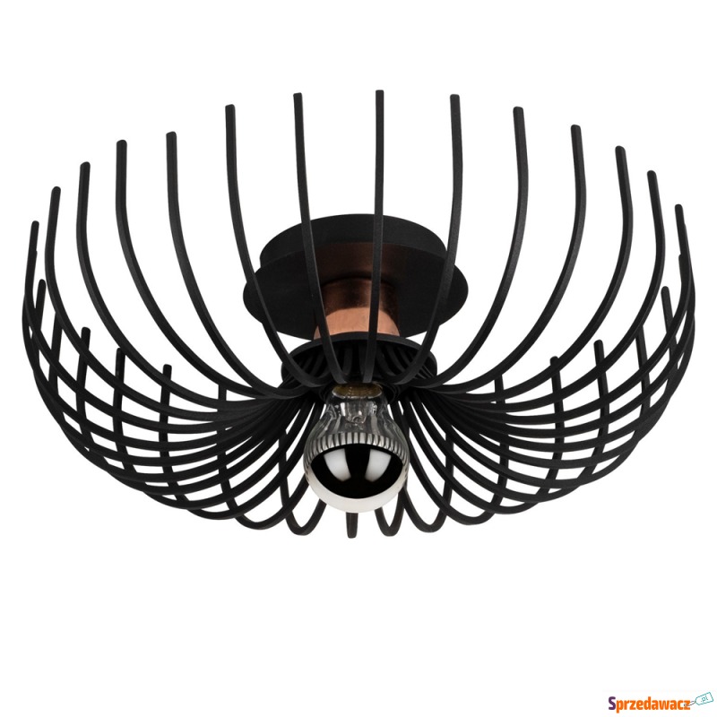 SELSEY Lampa wisząca Skyriblent 36 cm czarna -... - Lampy wiszące, żyrandole - Jelenia Góra