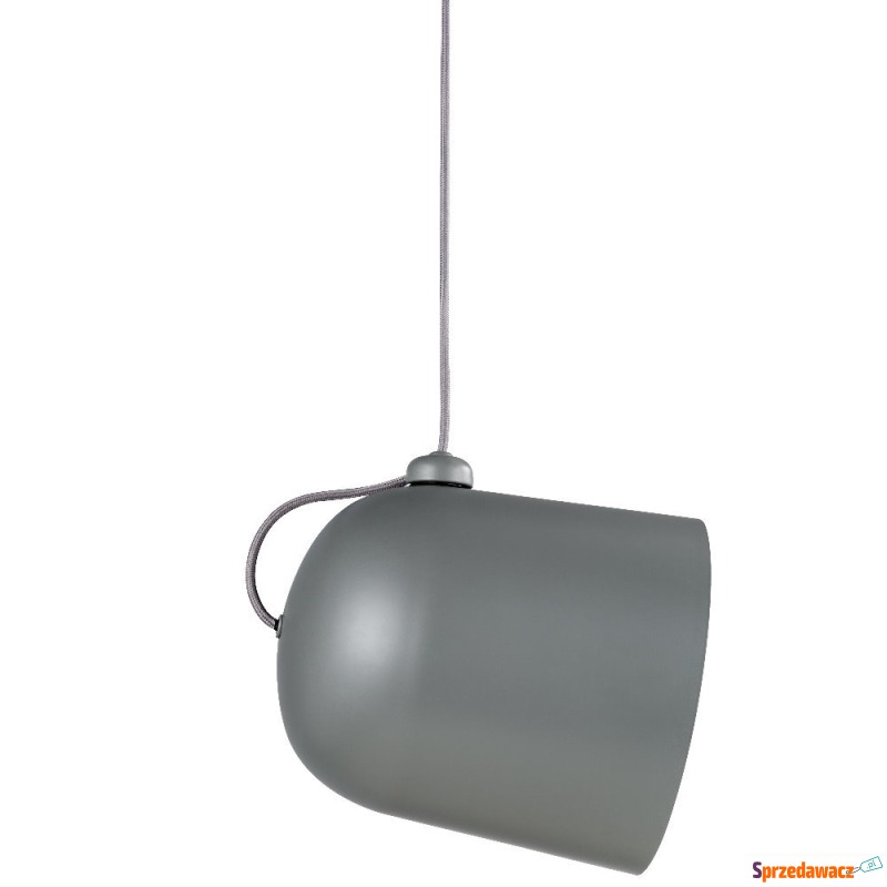 SELSEY Lampa wisząca Angle 31,5 cm szary metalowy... - Lampy wiszące, żyrandole - Chorzów