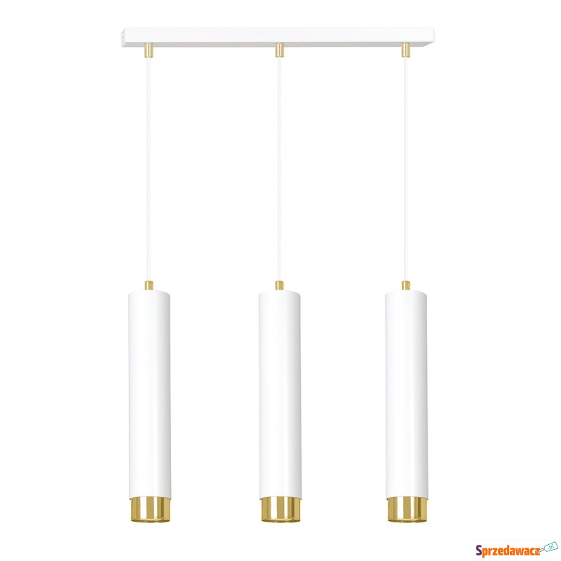 SELSEY Lampa wisząca Morcone biała x3 - Genesis - Lampy wiszące, żyrandole - Opole